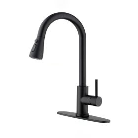 Kitchen Faucets With Pull Down Sprayer Stainless Steel Single Handle Single Hole For Kitchen Sink Faucet