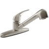 Metallic Pull-Out RV Kitchen Faucet - Brushed Satin Nickel