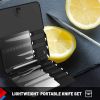 Premium Stainless Steel Knife Set; 9-Pack Professional Kitchen Knife Combo in Carrying Case