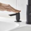 Pull Down Kitchen Sink Faucet with Soap Dispenser; Matte Black