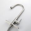 Kitchen Faucets With Pull Down Sprayer Stainless Steel Single Handle Single Hole For Kitchen Sink Faucet