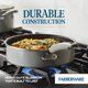 DuraStrong Nonstick Cookware Pots and Pans Set; 12-Piece; Gray