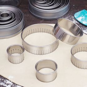 Fruit biscuit and biscuit mould round box shape mould mini mould (Option: Straight edge)