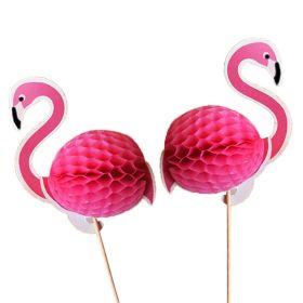Baking Cake Decoration Three-Dimensional Flags (Option: Flamingo)