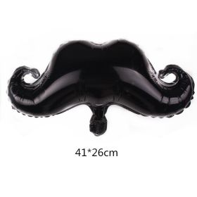 Spanish Happy Father's Day Helium Globos Feliz Dia Super Papa Foil Balloon Father Mother Party Decoration Globos Home Supplies (Option: Black-Big)
