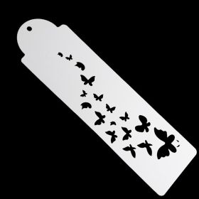 Decorating Mold Butterfly Cake Template (Color: White)