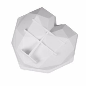 Mousse silicone mold (Option: Diamond love)