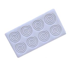 Circle Silicone Mould Insert Mould Shape Cake Mould (Color: White)