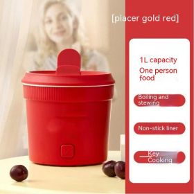 Dormitory Household Multifunctional Electric Boiler (Option: Rose red-EU)