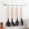 Silicone Kitchen Utensils Set 38 Pieces; Non-Stick Cooking Utensils Set with Muti-Use Hooks and Utensil Racks