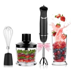 Drink Foamer smart Electric Multi-in-1 Hand Immersion Blender (Color: Black)