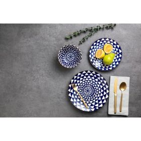 Cutlery set; 12 pieces small (Color: Blue)