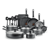 Nonstick Cookware; Set of 20; Red; Dishwasher Safe