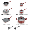 Household Kitchen 12 Piece Nonstick Cookware Set