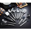 13 Piece Stainless Steel Kitchen Utensils Set with Utensil Holder