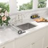 Lordear 32 Inch Undermount Kitchen Sink Single Bowl 16 Gauge Stainless Steel Sink