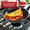 Nonstick Cookware; Set of 20; Red; Dishwasher Safe