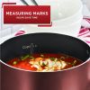 Nonstick Cookware; Set of 20; Red; Dishwasher Safe