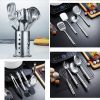 13 Piece Stainless Steel Kitchen Utensils Set with Utensil Holder