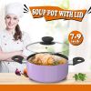 Aluminum Nonstick Cookware Set; Pots & Pans - 8 Piece Set