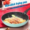 Aluminum Nonstick Cookware Set; Pots & Pans - 8 Piece Set