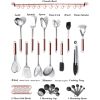 Kitchen Utensils Set 37 Pieces; Stainless Steel Cooking Utensils Set; Kitchen Gadgets Cookwarewith Hooks For Hanging Kitchen Tool Set