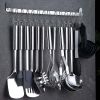 Kitchen Utensils Set 37 Pieces; Stainless Steel Cooking Utensils Set; Kitchen Gadgets Cookwarewith Hooks For Hanging Kitchen Tool Set
